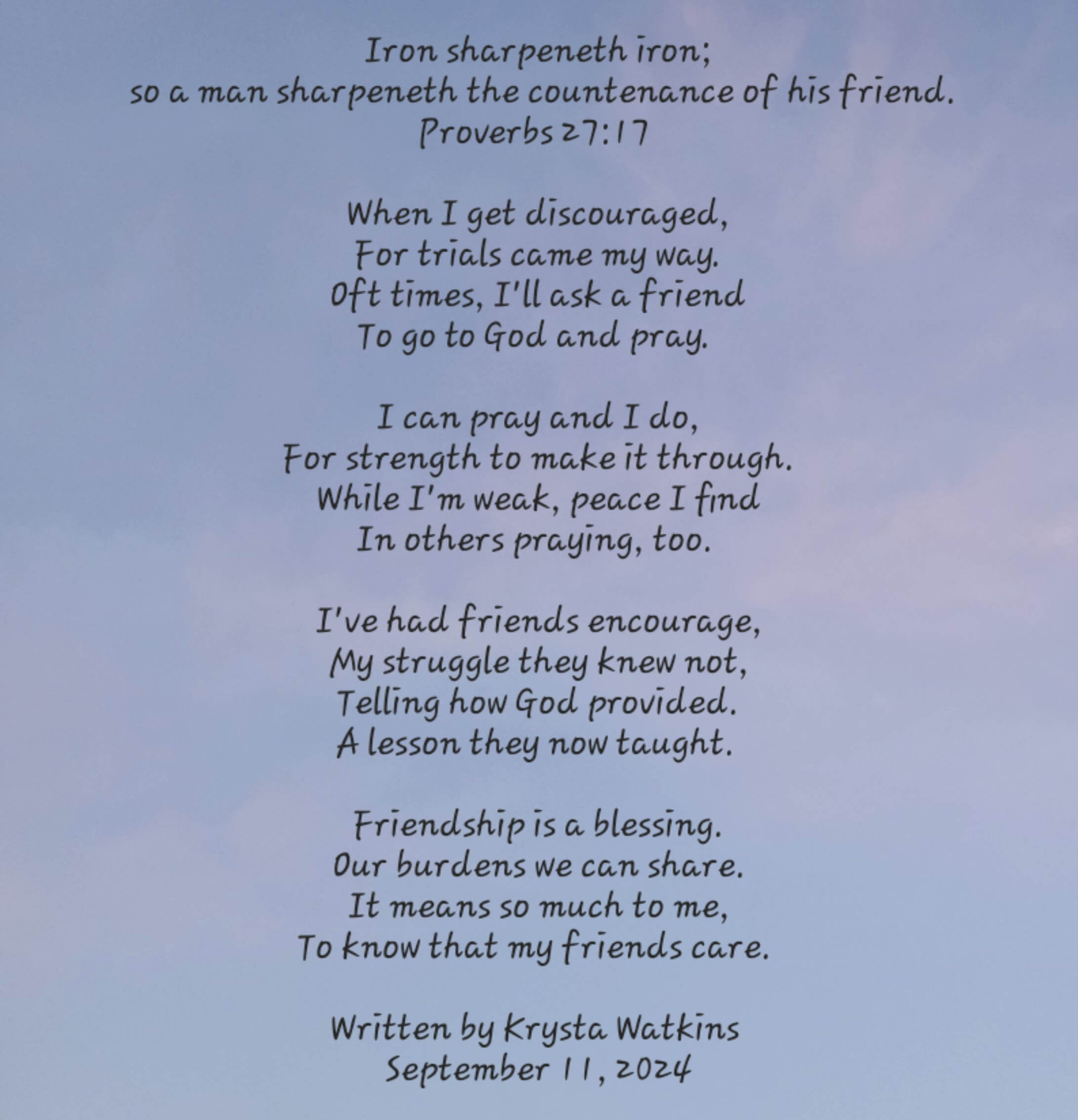 friendship poem