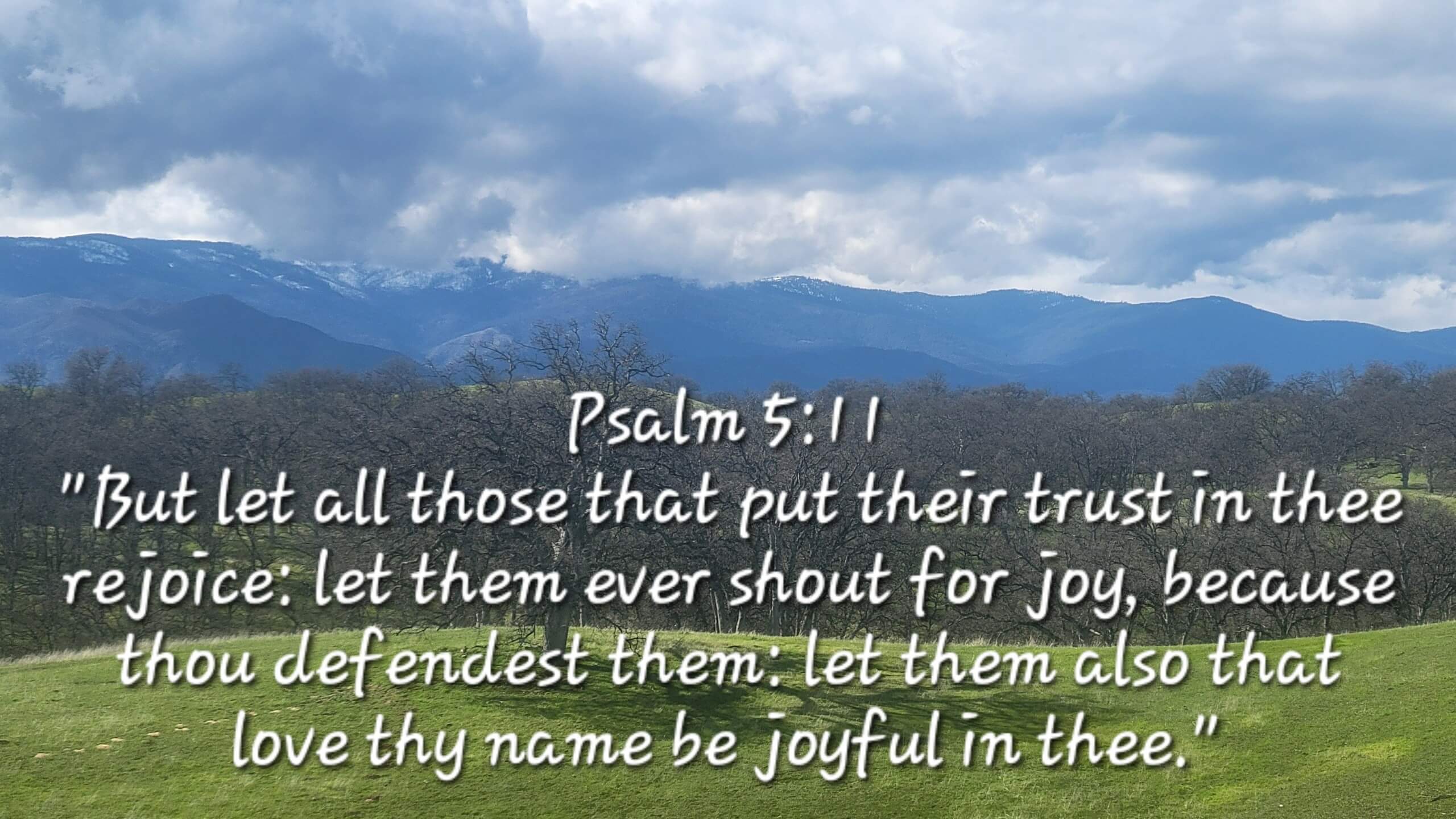 psalm 5 11